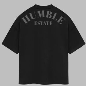 NWT, Humble Estate, Men’s,POWER OVERSIZE TEE, BLACK, Large, Cotton